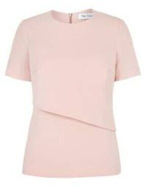 The Fold London Langan Pink Top, Size 6